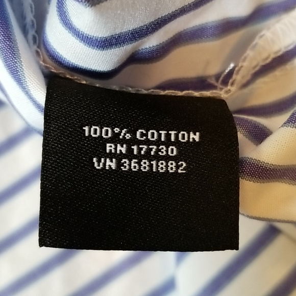 Victoria Beckham for Target Blue & White Striped Poplin Cami - Picture 10 of 12